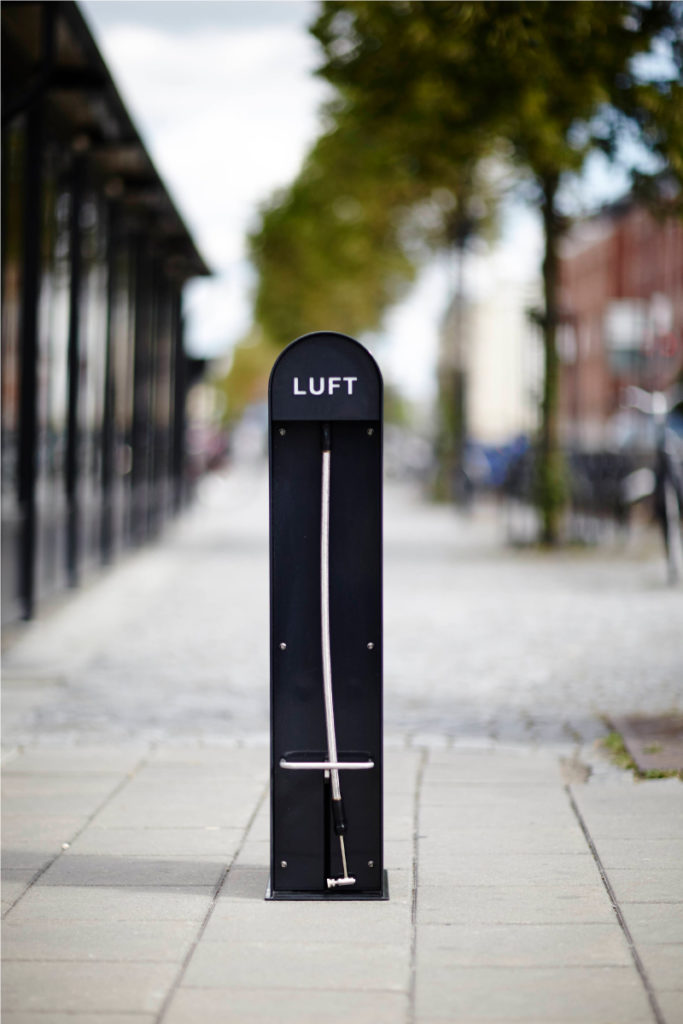 WAVE-AIR offentlig sykkelpumpe