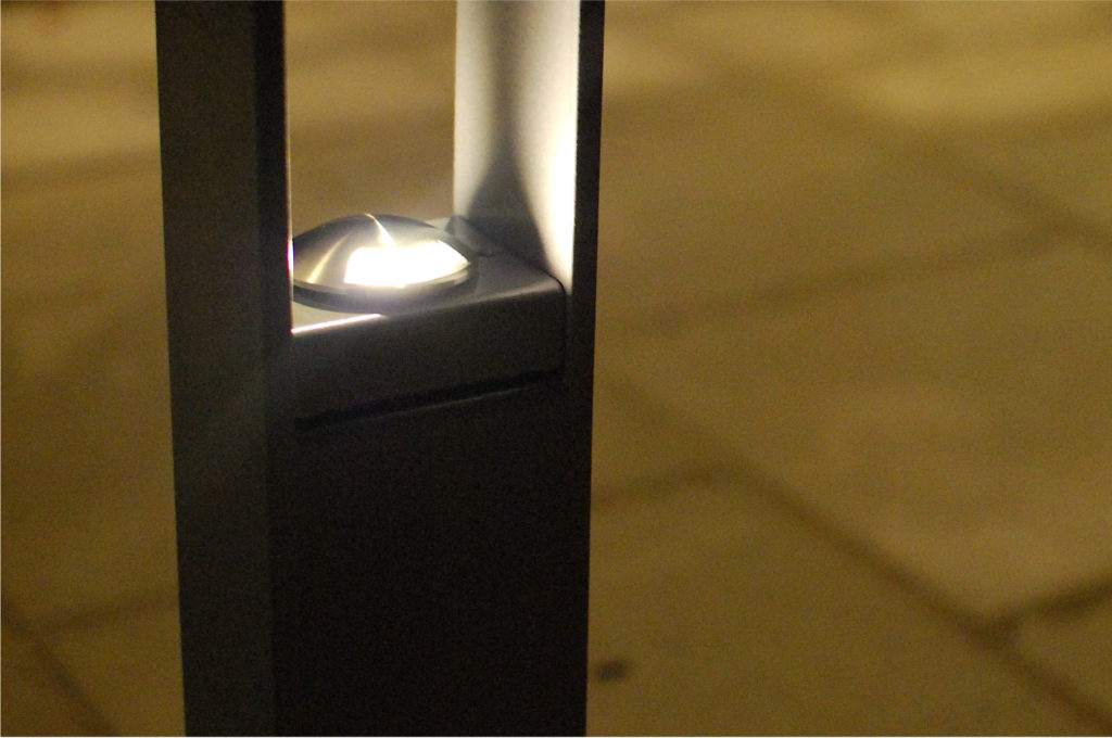 Sykkelpullert med LED-belysning