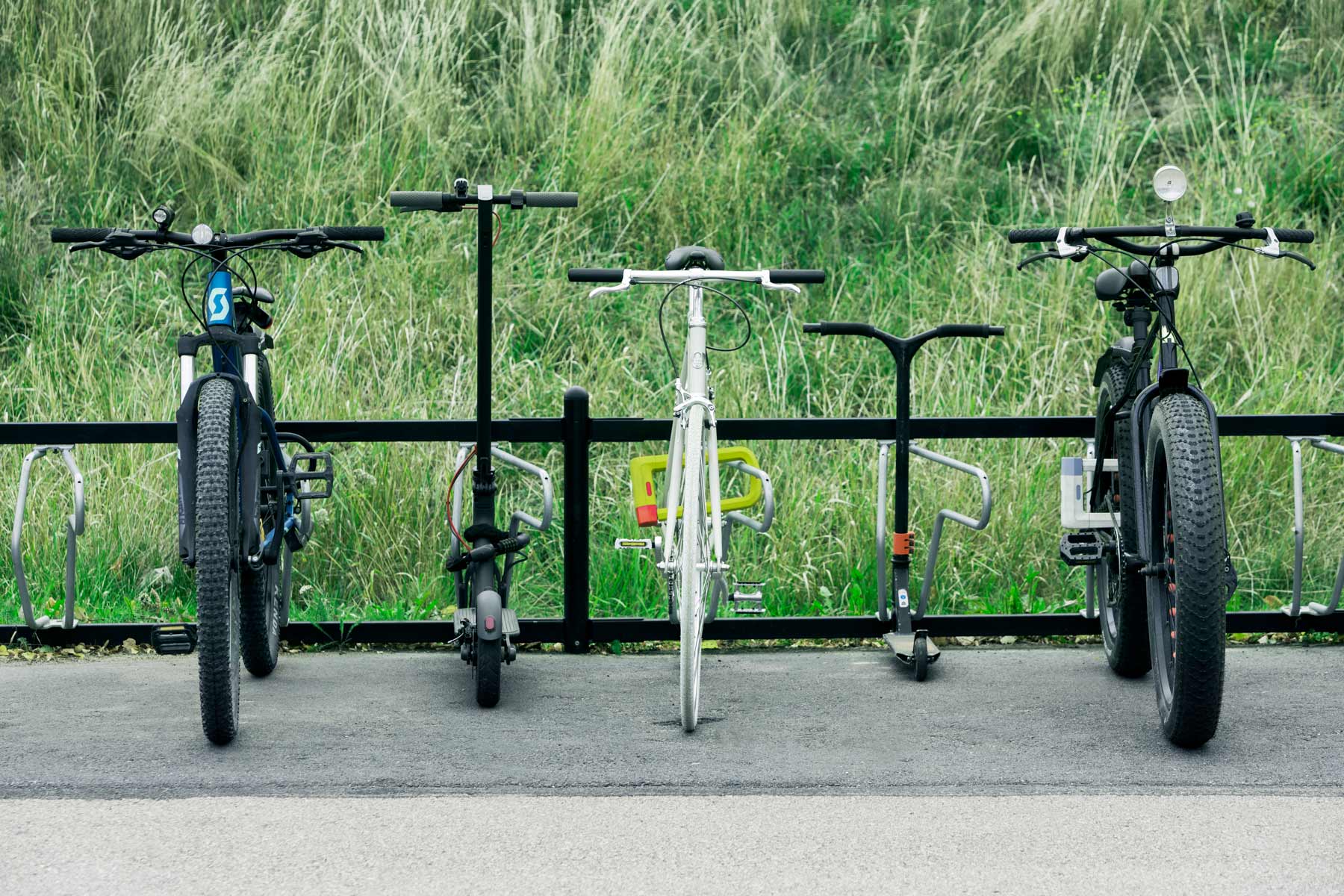 Sykkelparkering for skolegården