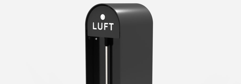 Cyklos WAVE air automatisk cykelpump för offentlig utemiljö