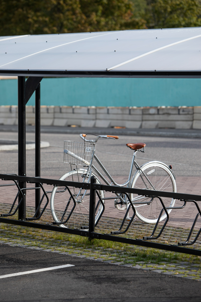 Cykeltaket KAPPA för offentlig miljö